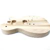 Unfinished Handcrafted Guitar Body Maple Wood Electric Guitar Body Guitar Barrel Replacement Parts Guitar DIY Accessory