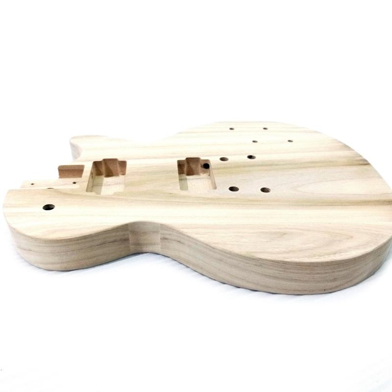 Unfinished Handcrafted Guitar Body Maple Wood Electric Guitar Body Guitar Barrel Replacement Parts Guitar DIY Accessory