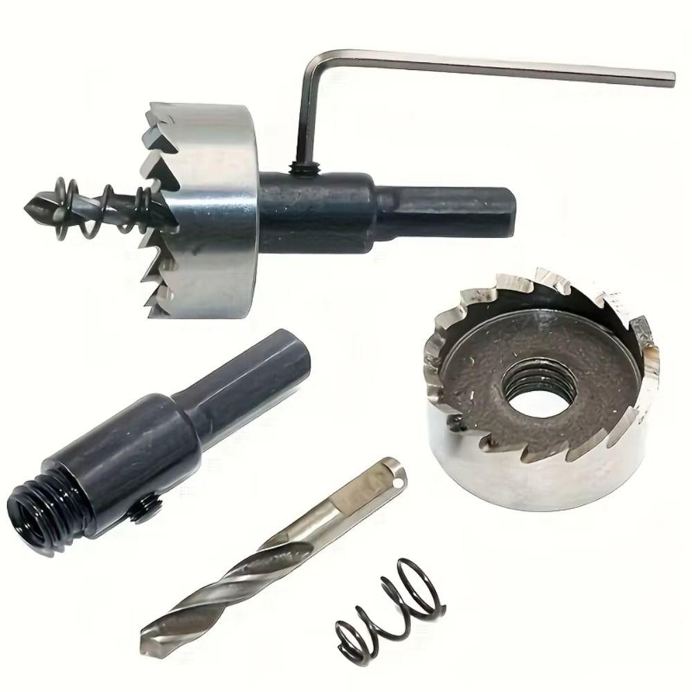 Multi-Material Cutter Hole Opener  Set Durable Design Carbide Tip Hole Opener  Wood Working