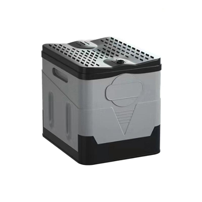 

Folding Toilet with Lid Car Boat Portable Potty for Camping Hiking Beach Traffic-Jam Tour- Emergency Self-driving Travel