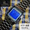 Used Color LCD Custom DB-360-1AJH Base Blue LCD Model (CASIO Base) Custom Watch [Free Shipping]