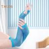 1 Pair Performance Gloves Hollow Out Fishnet Thin High Elasticity Fingerless Thin See-through Cosplay Club Party Festivals Gloves