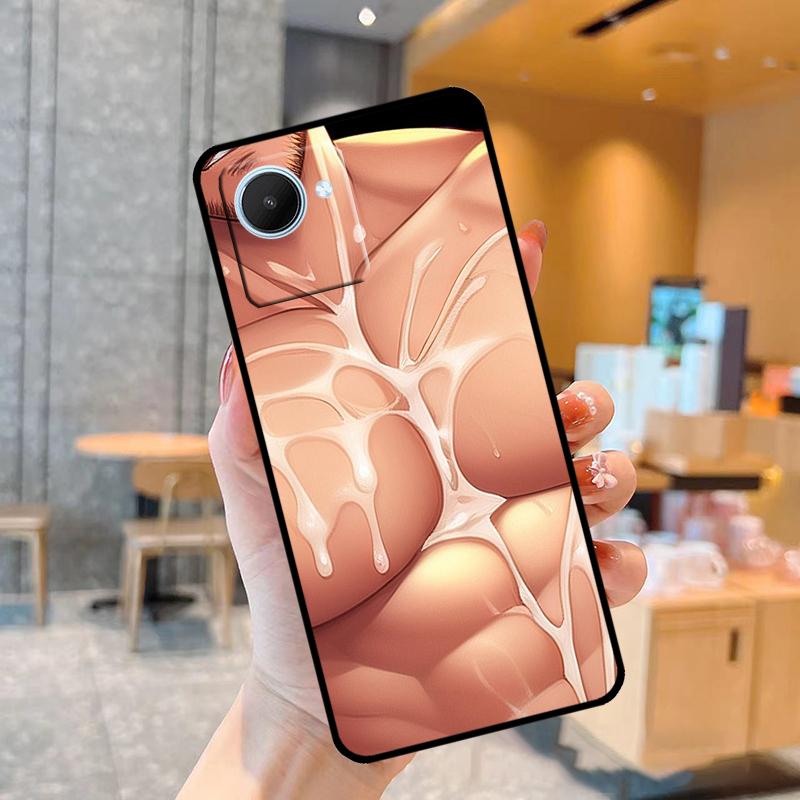 sexy Muscle Man Himbo Case For Realme C55 C33 C31 C35 C30 C11 C15 C25s C21Y GT Neo 5 3T 2T 8 9 10 11 Pro Plus