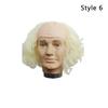 Clown Cosplay Bald Cap Wig Props Headgear Fashion Clown Wig  Halloween Party