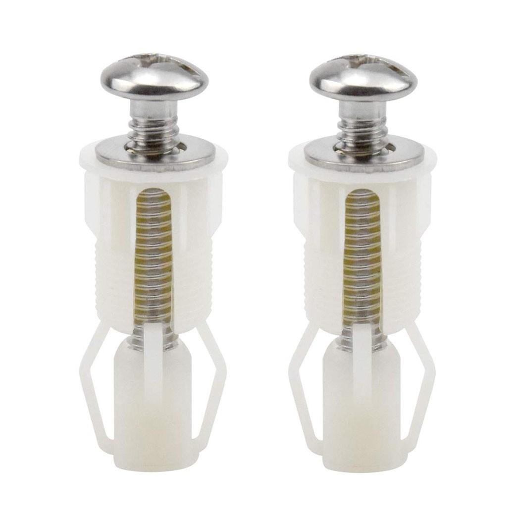 

Top Fix Toilet Seat Screws Nuts Cover Lid Pan Fixing WC Blind Hole Fitting AU