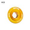 Bicycle Crank Arm Fixing Bolt Wear Resistant Aluminum Alloy Bike Crankset Nut Cover 1PC for Mountain Biking Replacement