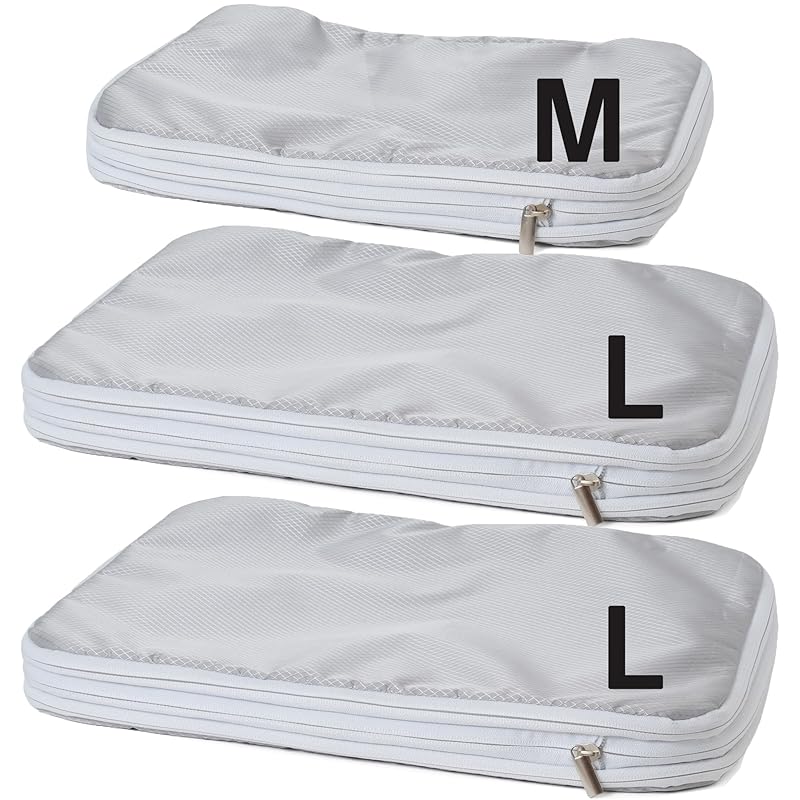 

[ wakiyaku ] for travel compression bag travel pouch clothing storage bag (2 L size + 1 M size)