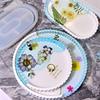 Handcraft Own Resin Tray with This Flower Sturdy Silicone Mould Portable Accessory for Jewelry Dishes and Art Projects