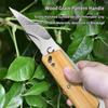 2-in-1 Grafting Knife with One-Click Switch to Scissors, Equipped with Sheath and Debarking Knife for Efficient Gardening Tasks