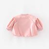 Girls' Color Block Bow Jacket - Autumn 2025 Korean Fashion Trend