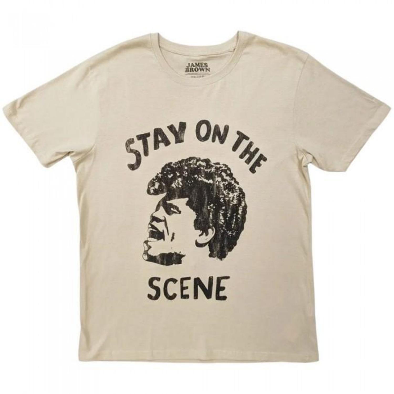 James Brown Unisex Adult Stay On The Scene T-Shirt S чёрный