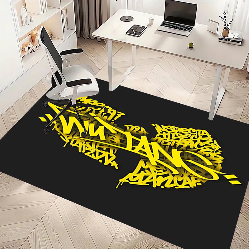 Wu-T-TANG Clans Print Area Rug - Soft,Washable Non-Slip Indoor Mat,Living Room,Home Office Decorative Rug