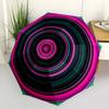 1pc Vortex Pattern Automatic Open/Close Folding Umbrella - Compact 8-Rib Design, Daily Use, Perfect Gift for Friends & Family yy251124201
