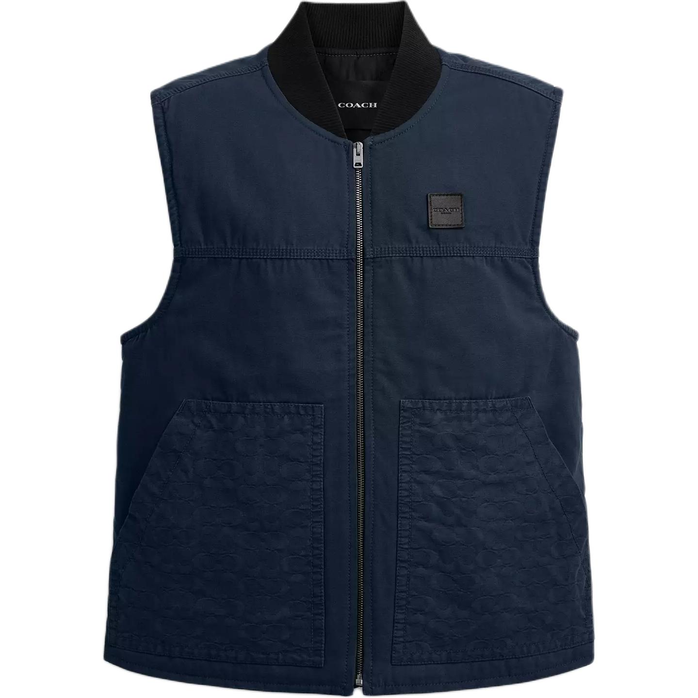

Coach FW25 Quilted Lined Cotton Vest Men Vests CBB64-RF2 XL