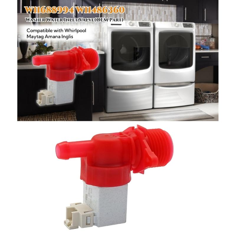 Water Inlet Valves Replacement W11688994 W11486360 Universal Washing Machine Inlet Valves Laundry Accessory Enduring