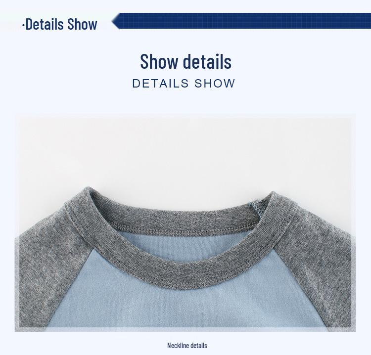 27kids Herbst 2025 Koreanisches Jungen Langarm Unterhemd