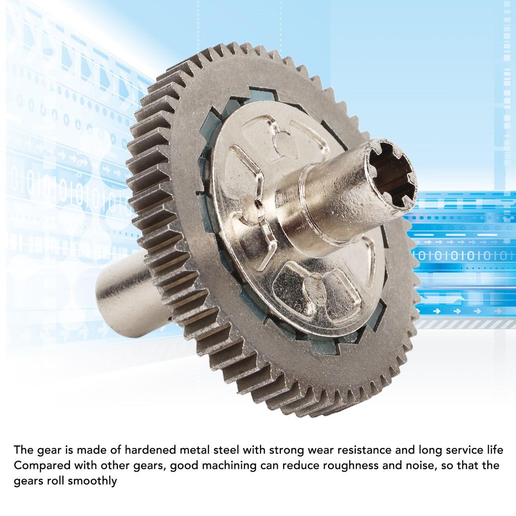 Metal Steel 57T 0.8Mod Slipper Set Slipper Clutch Spur Gear for Arrma 1/10 Granit for Typhon 1/8 RC Car