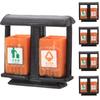 5 Pcs Garbage Can Micro Landscape Wall Light Child Mini Trash Miniature Pail Abs Scene Model