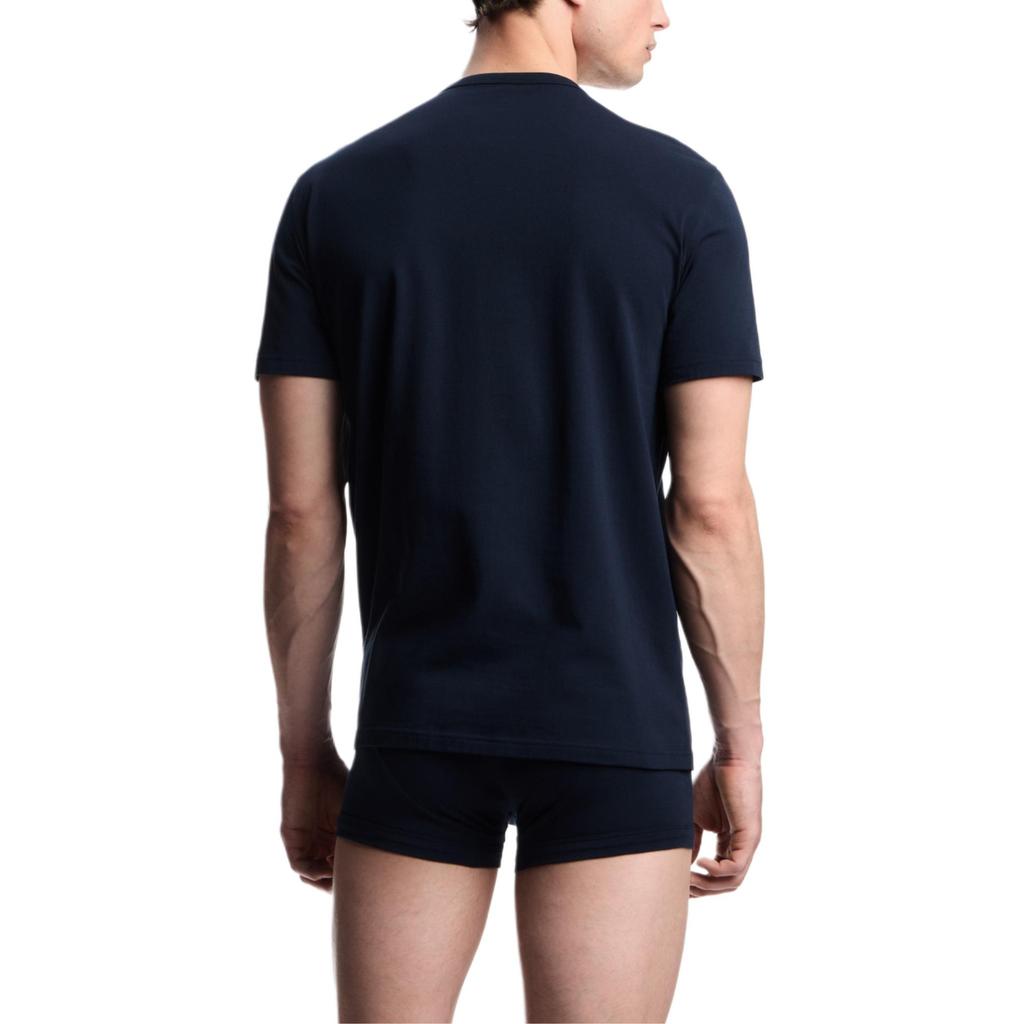 Emporio Armani FW25 Cotton Stretch Short Sleeve Crew Neck Home T-Shirt Pajama Set Men Tops EM000391-AF14987-MB143