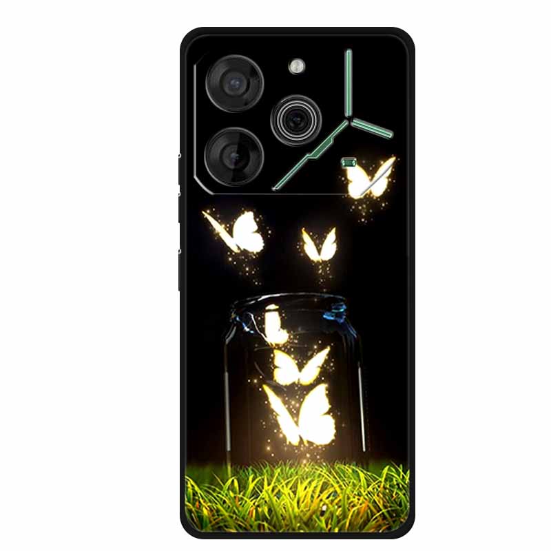 Für Tecno Pova 6 Neo Hülle Tiere TPU Weiches Silikon Rückabdeckung Handyhüllen für Tecno Pova 6Neo 6,78" Stoßfest Wolf Cool funda