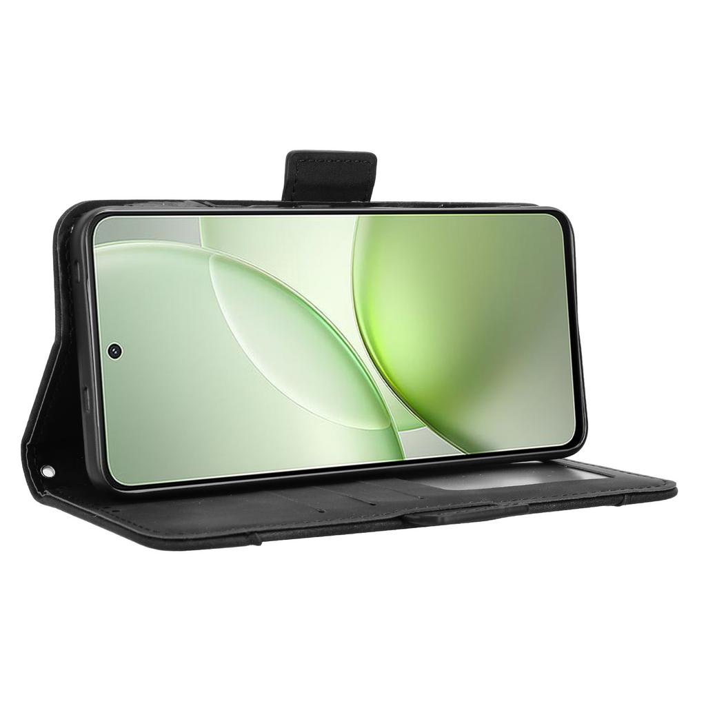 For vivo Y400 4G/vivo Y400 5G Leather Case Phone Wallet Cover with Multiple Card Slots