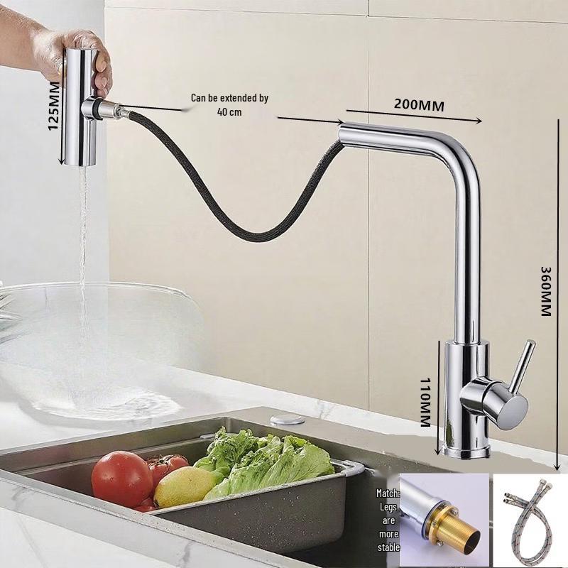 

TLXT Pull-Out Kitchen Faucet
