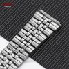 12/14/16/18/20/22mm Stainless Steel Watch Strap Sports Waterproof Metal Watch Band Men Business Universal Replacement Bracelet