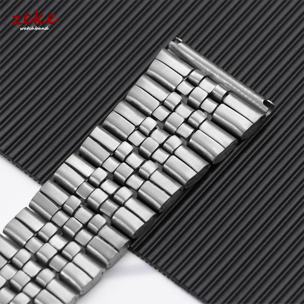 12/14/16/18/20/22mm Stainless Steel Watch Strap Sports Waterproof Metal Watch Band Men Business Universal Replacement Bracelet