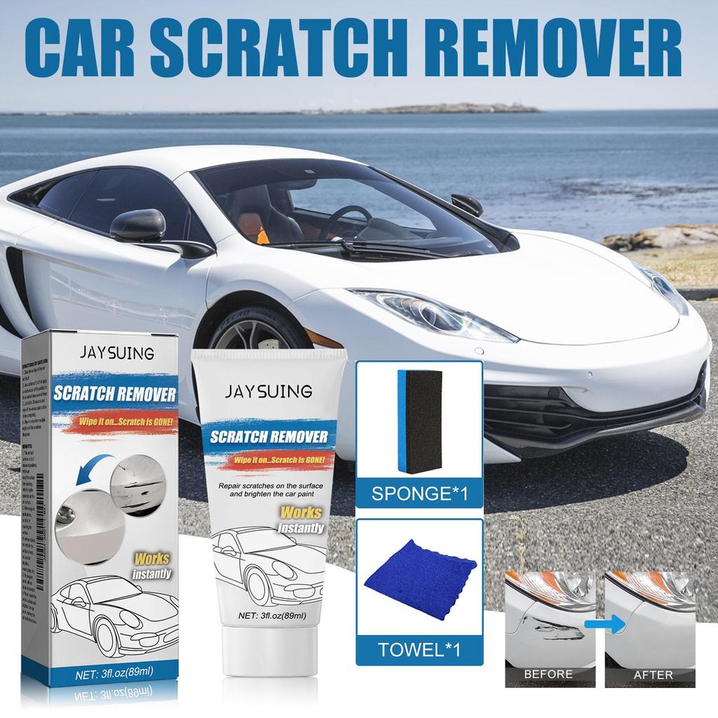 Jaysuing Car Scratch Repair Paste Car Scratch Repair Paint Touch-Up Polishing and Renovation Maintenance Cream 1 set