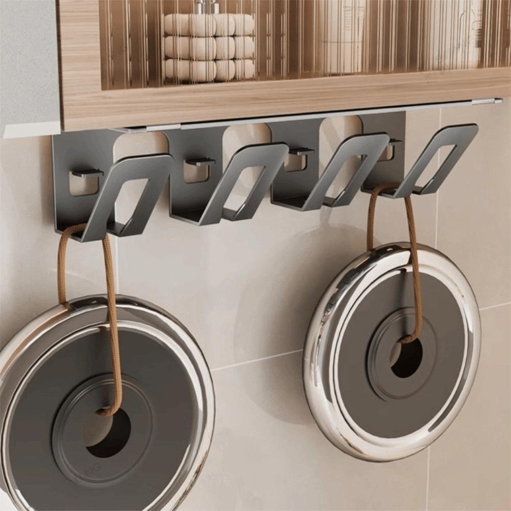 Non-Perforated Drain Mouthwash Cup Rack Wall-Mounted Washstand Rack  Bathroom Accessories