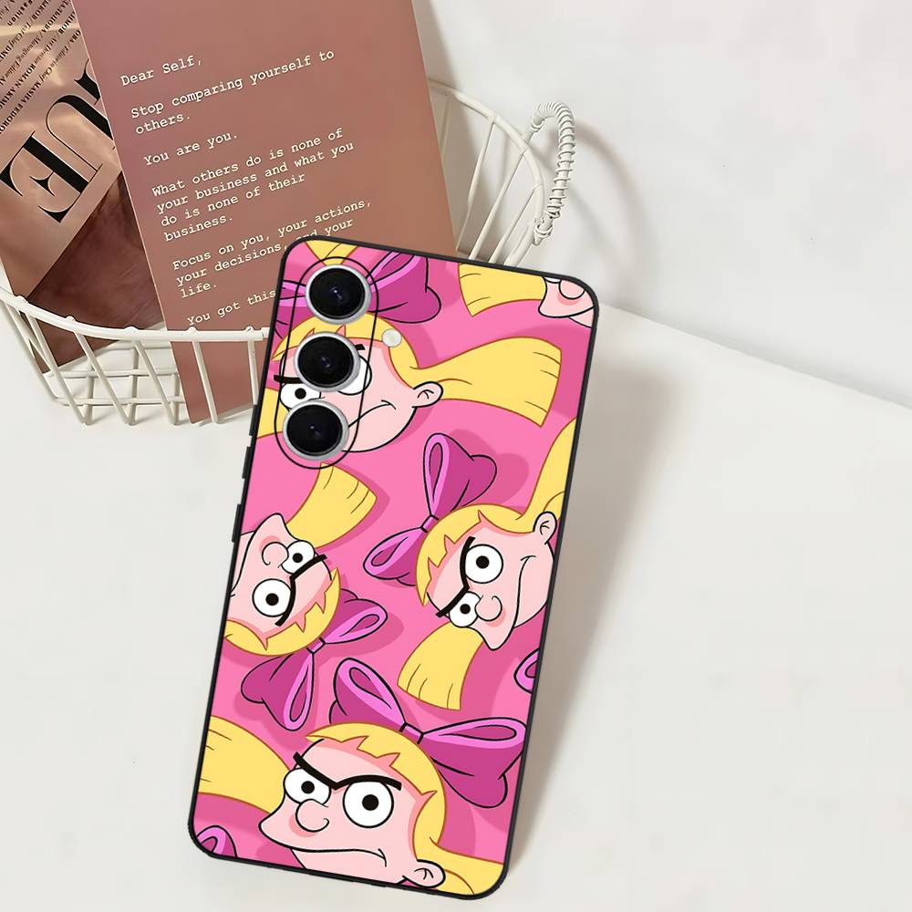 Hey A_Arnolds Cartoon Phone Case For Samsung S 24 Fe 25 Ultra Plus 20 Lite 21 30 22 23 24 22 Ultra 5G Fundas