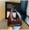 Retro Bag Women's Large-capacity New Autumn and Winter Leisure Niche Shoulder Underarm Bag Commuter Tote Bag