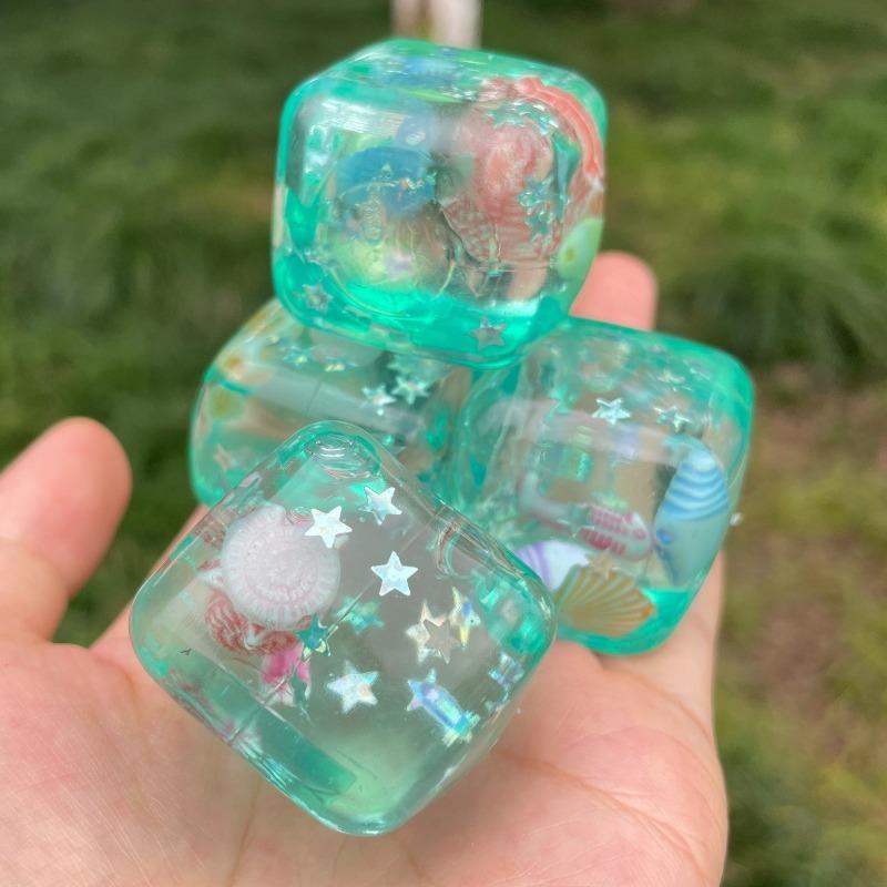 Mini Adults Squishy Ocean Blocks Stress Balls Sensory Toy Stress Anxiety Relief Fidget Toys Maltose Water Ball Gifts Bulk