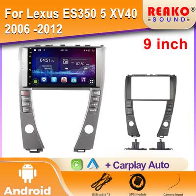 Android Auto Radio priekš Lexus ES350 5 XV40 2006 -2012 Video Multivide Bluetooth Atskaņotājs Navigācija 4G GPS Carplay stereo