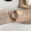 Exquisite Golden Wrist Watch Light Luxury Quartz Wristwatch Classic Women Watch  Accessories