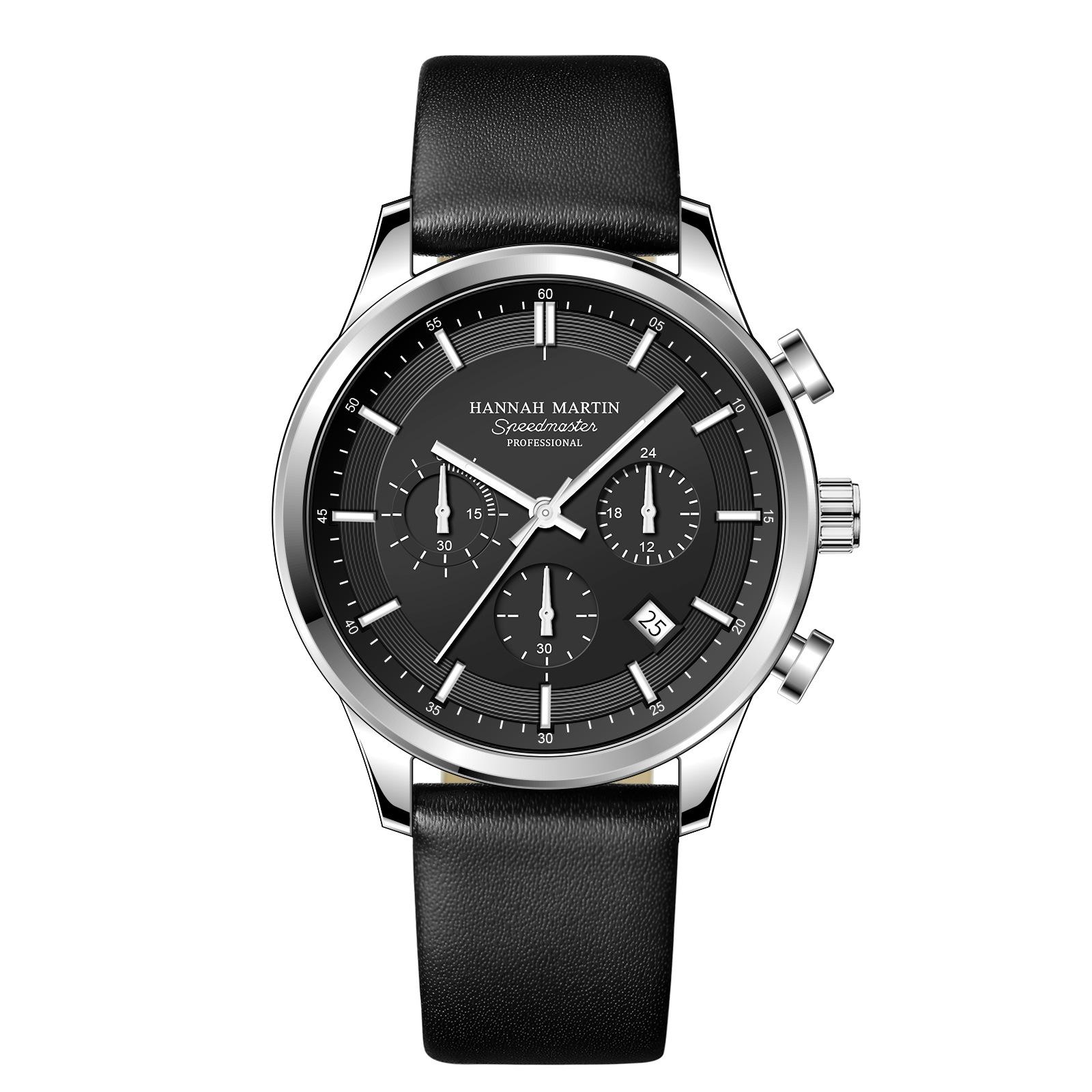 

Мужские многофункциональные люминесцентные водонепроницаемые спортивные часы с тремя стрелками и шестью стрелками