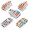 1 In Multiple Out Quick Wiring Connector Universal Splitter Wiring Cable Push-in Can Combined Butt Home Terminal Block SPL 222