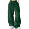 Baggy Sweatpants For Women Winter Warm Plush Wide Leg Joggers Workout Hiking Running Sweat Pants With Pockets