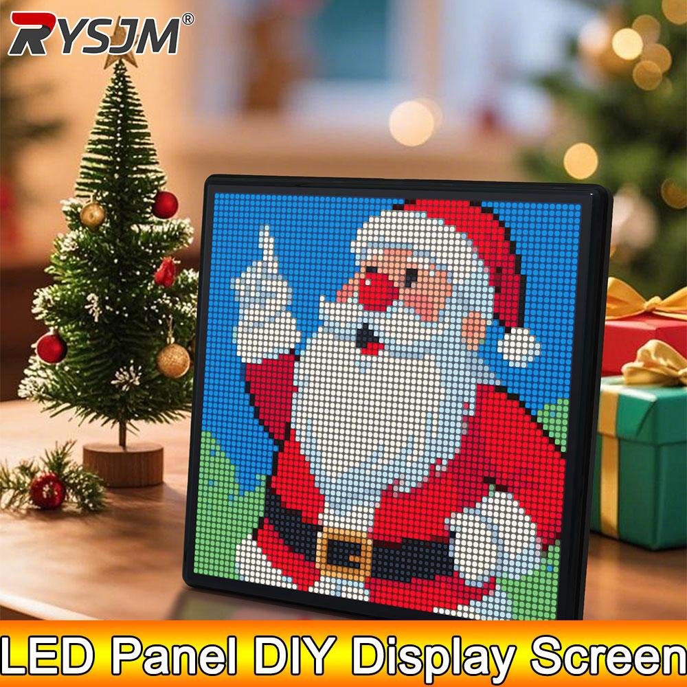 AD LED Panel DIY Smart LED Display Screens RGB LED Module Sign Matrix Pixel Creative Signboard Advertising Light Desktop Wall