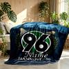 Custom Name Personalized Hannover 96 Football Print Blanket, Home Decor, Bedroom, Sofa, Camping, Couch, Gifts for Birthday ChristmasEnthusiasts