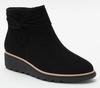 Winter Short Boots Side Zipper Bowties Ladies Boot Female Footwear Women's Autumn Boots Mid Heel Wedges Shoes