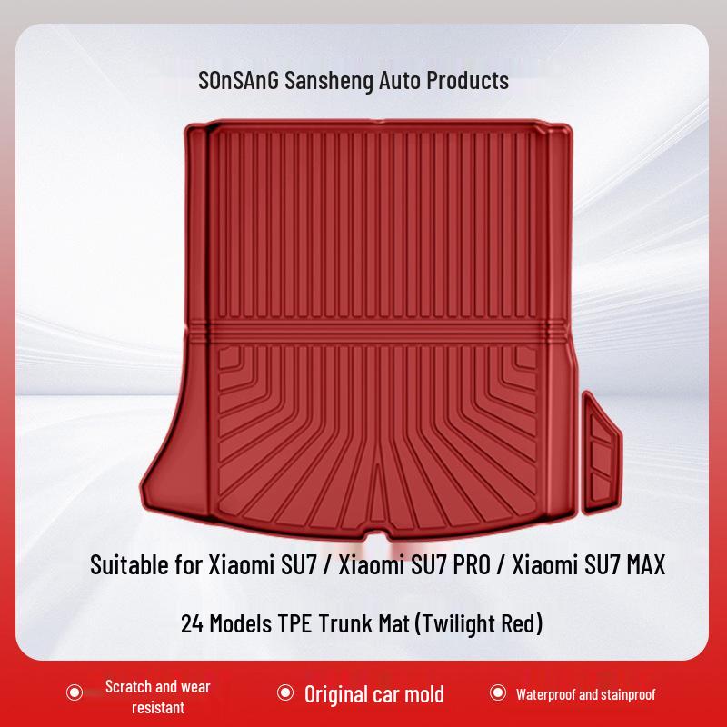 Custom TPE Car Floor Mats for Xiaomi SU7/SU7 Pro/Max - Five-Seater Interior Upgrade