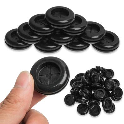 Valve Black Rubber Grommet Protective Coil Car Gasket Kit Retaining Ring Parts Firewall Hole Plug
