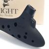 NIGHT Ocarina, NIGHT by Noble, Plastic, SC, Black Rubber Finish, 25 X 150 X 75mm