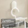 Mesh Storage Bag with Hook Multi-Purpose Hanging Organizer Support Bar