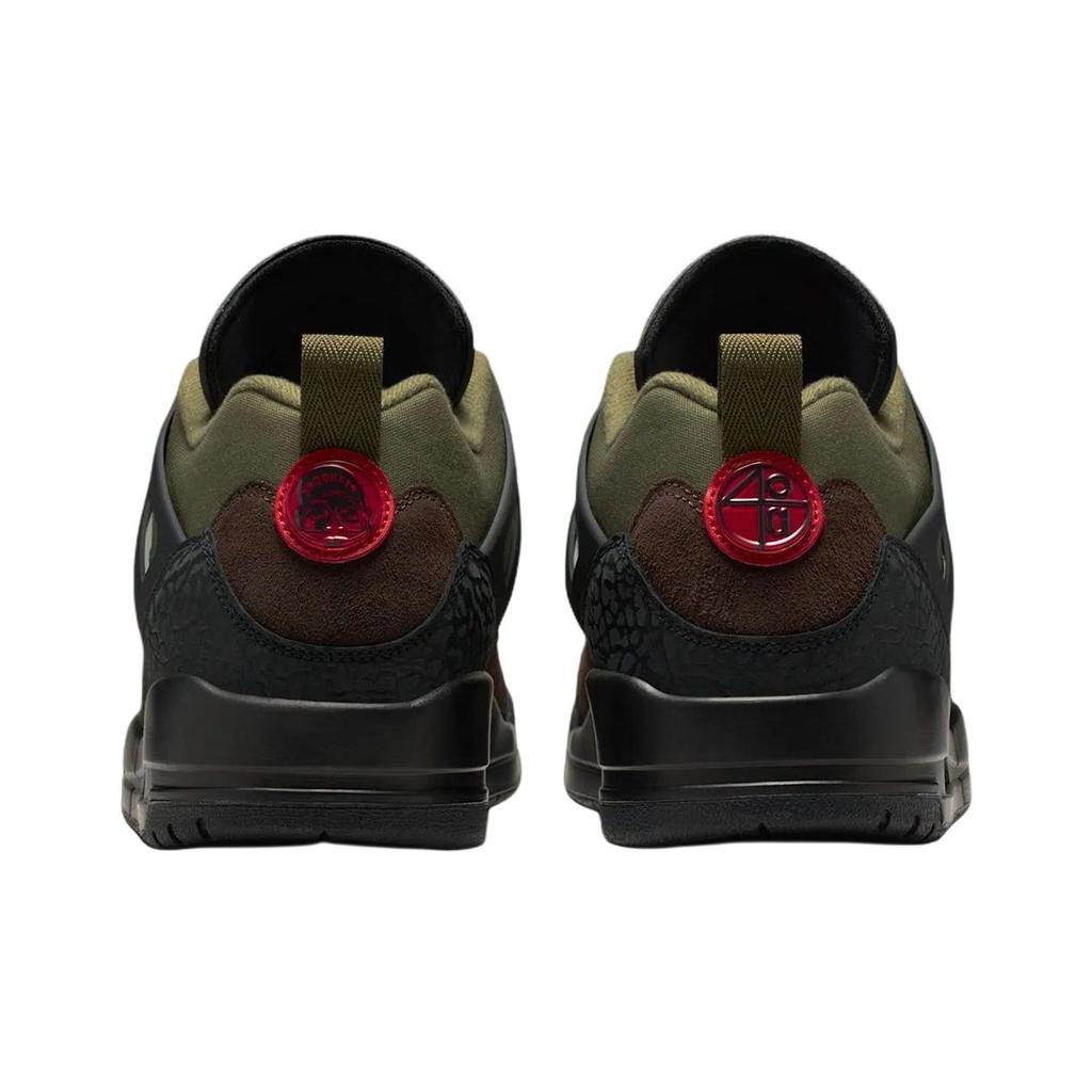 Air Jordan Spizike Low Beef & Broccoli Unisex-Sneaker Grün Mitteloliv Universitätsrot IH1782-200