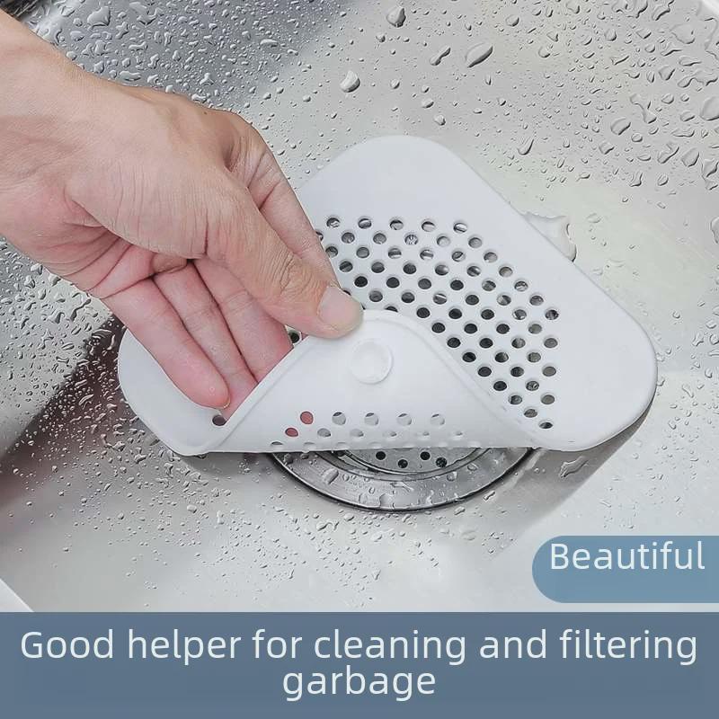 Silikon-Haarfänger für Küchen-, Badezimmer- und Toilettenabflüsse