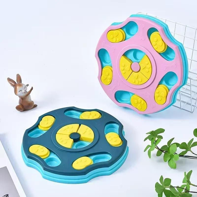 Interactive Dog Puzzle Toy Slow Feeder Bowl Enrichment Game for Puppy IQ Training Slow Eating Food Dispenser Non Slip Pet