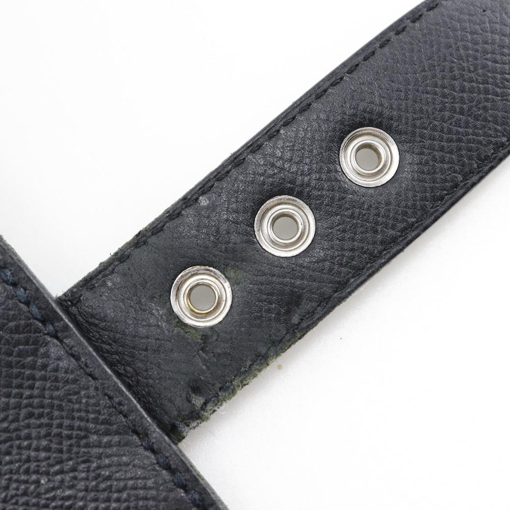 HERMES Sac Adepeche 38 Business bag black/SilverHardware Epsom mens Used