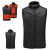 Heating Waistcoat Stand Collar Firm Hemming Comfortable Warming Rechargeable Electric Heating Vest